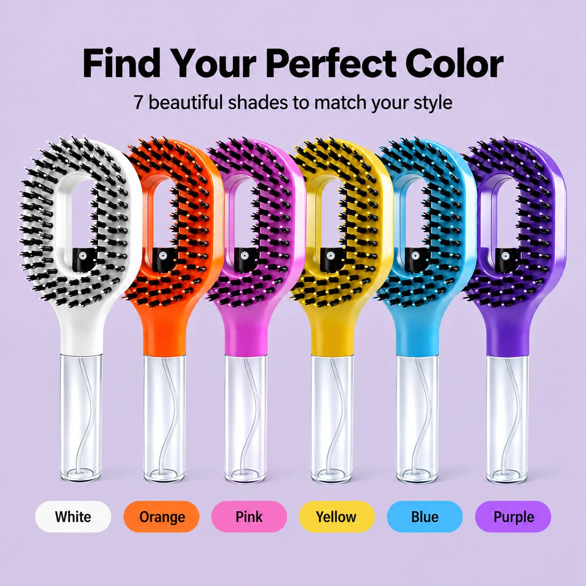 2-in-1 Spray Hair Brush