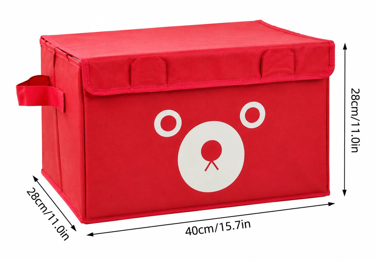 Cute Animal Face Heavy-Duty Foldable Storage Box