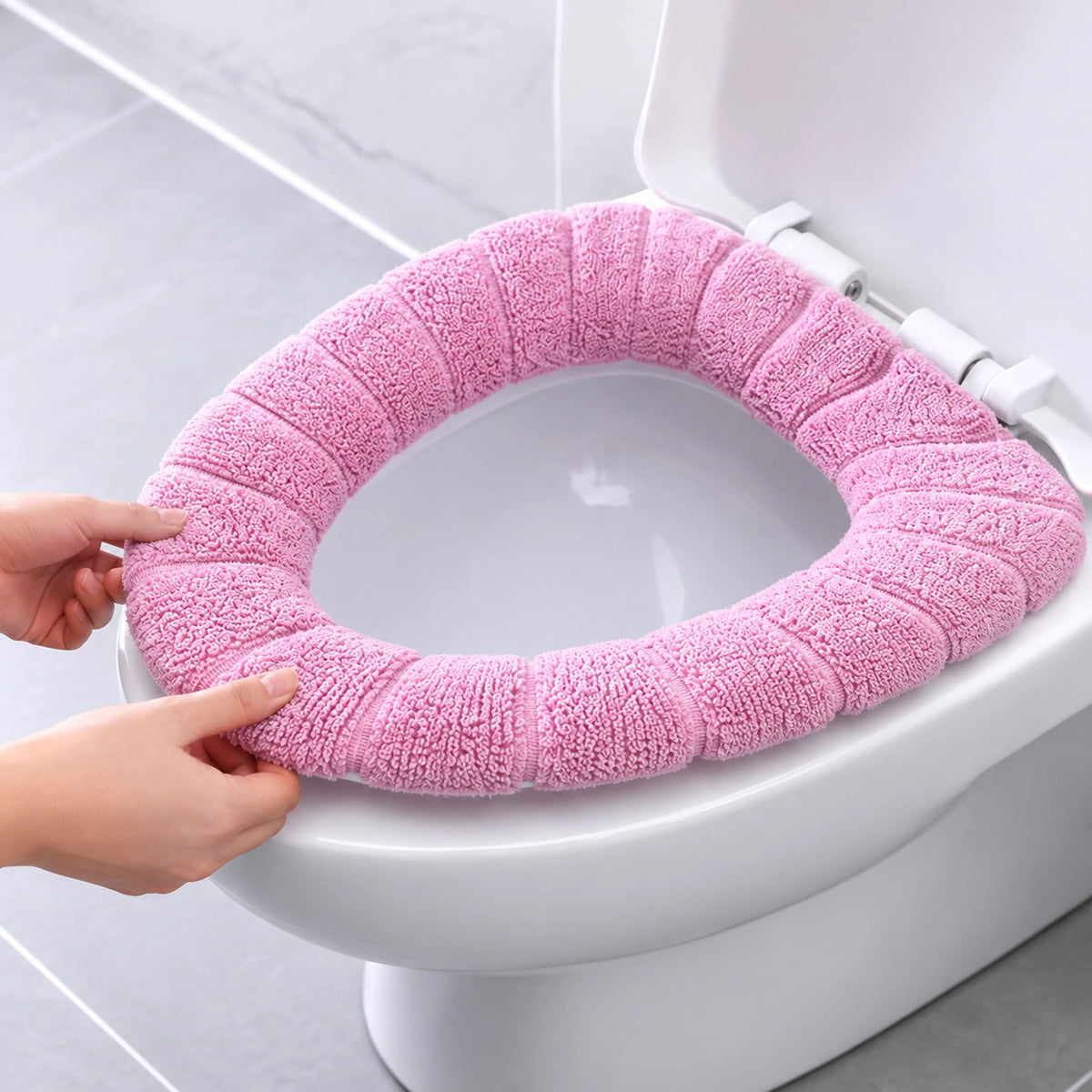 Ultra-Soft Warm Toilet Seat Cover Pad