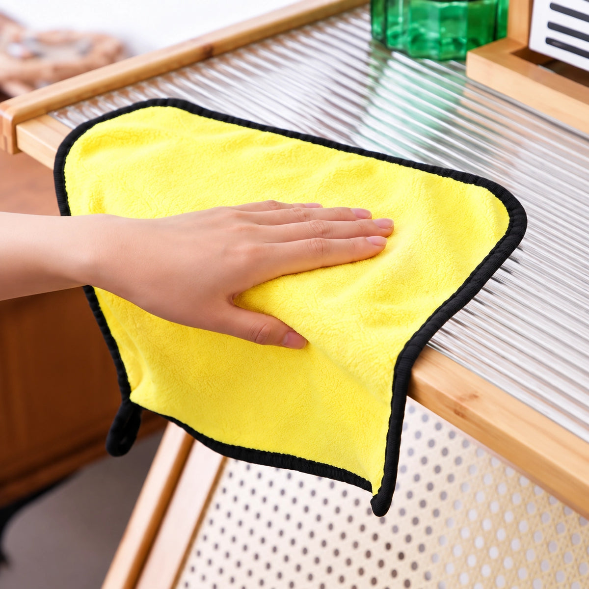 Dual-Sided Microfiber Cleaning Cloth