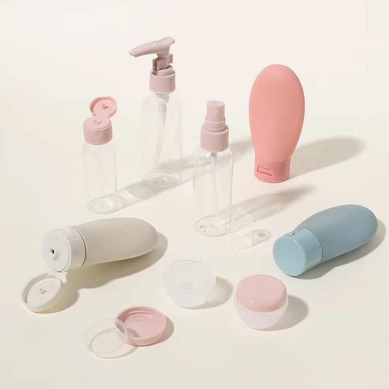 11-Piece Portable Travel Cosmetic Bottle Set