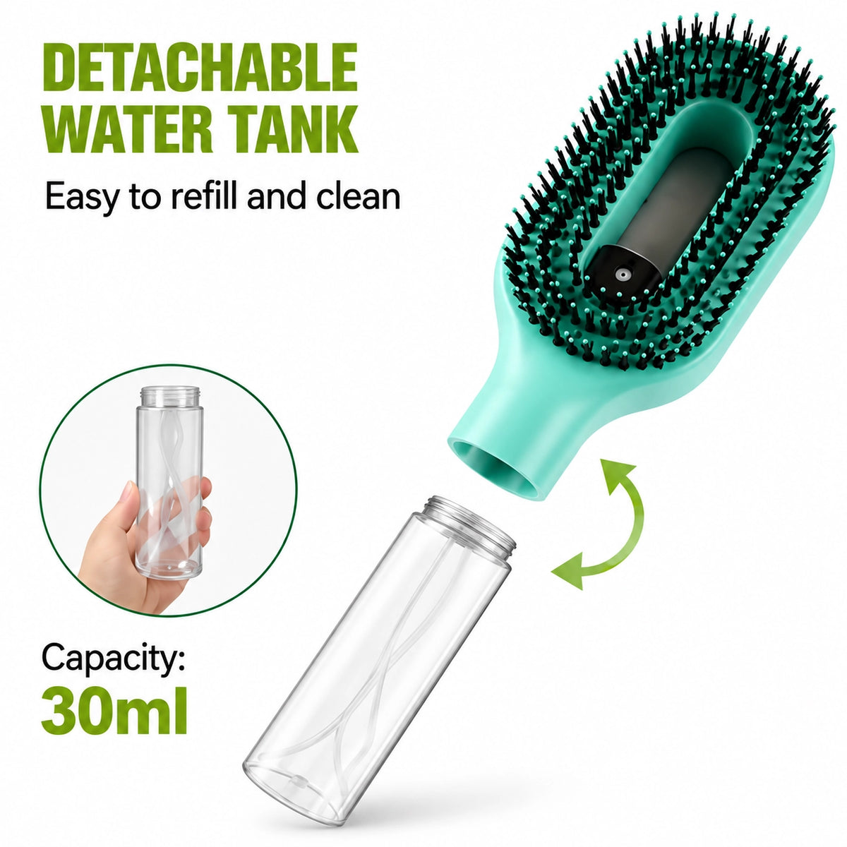 2-in-1 Spray Hair Brush