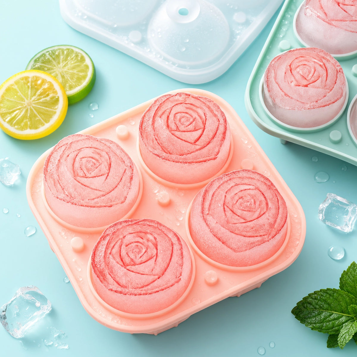 Silicone Rose Ice Mold