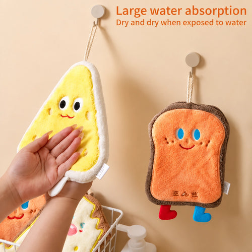 Cartoon Baking Series Super Absorbent Hanging Hand Towel