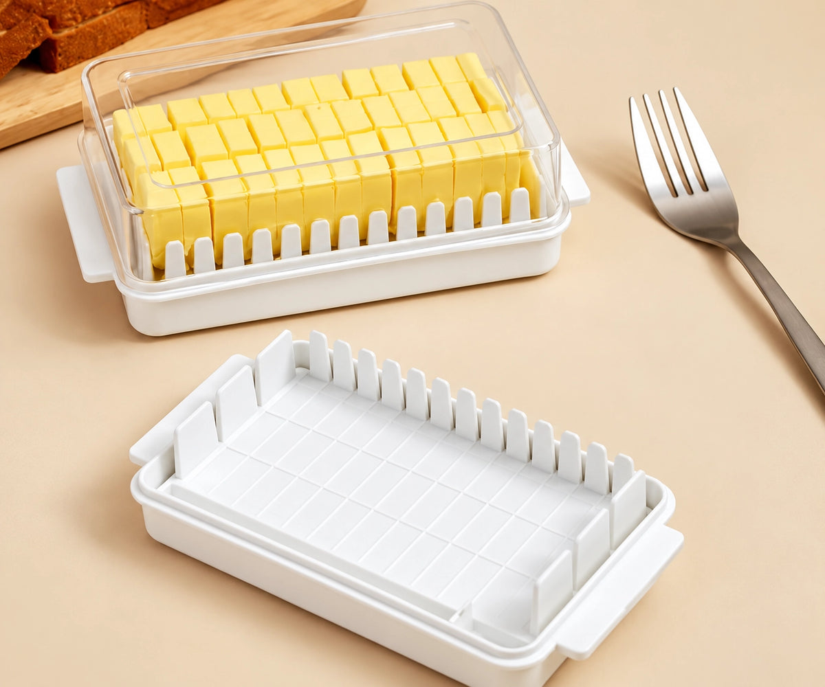 Butter Box with Lid – 5g Slice Cutter Tray