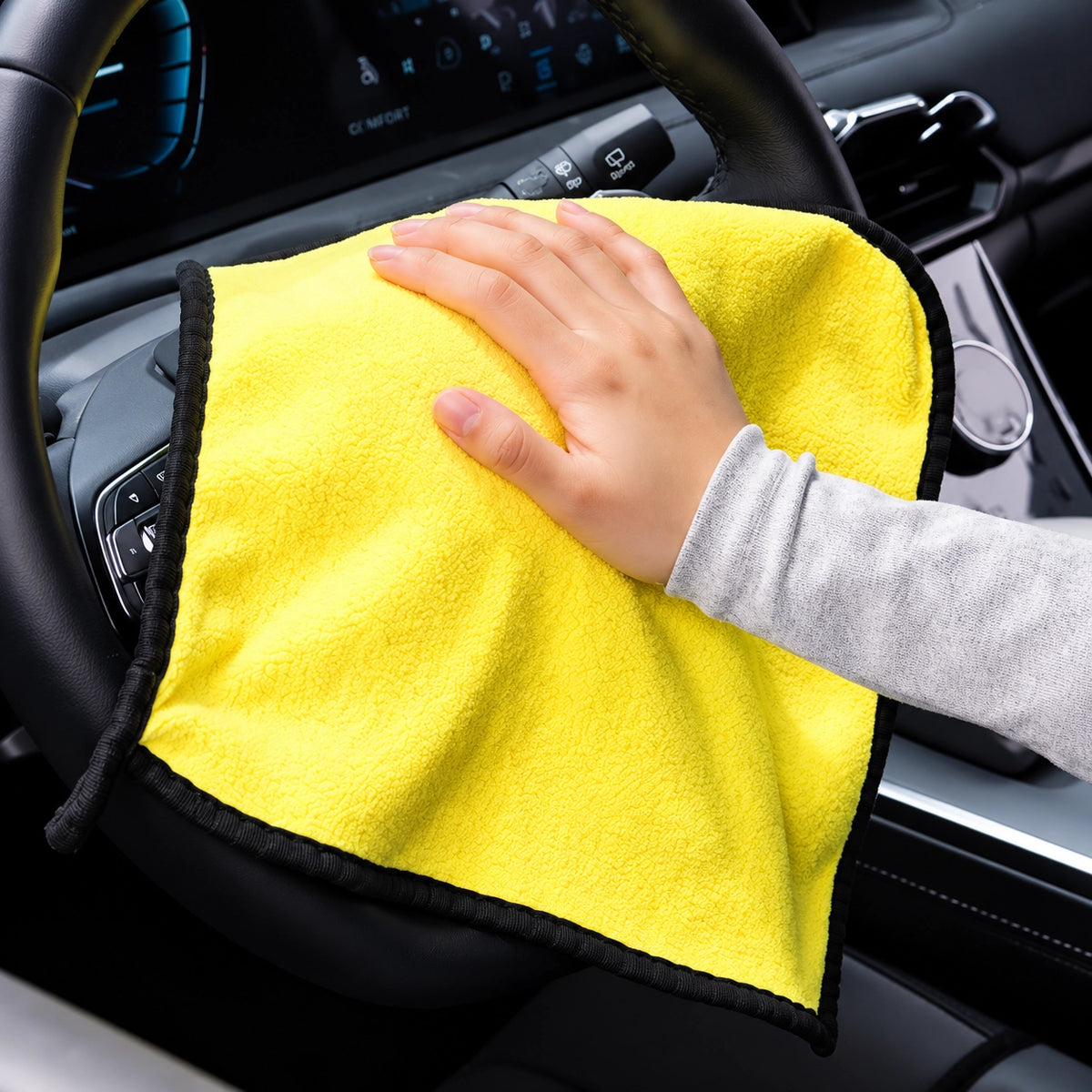 Dual-Sided Microfiber Cleaning Cloth