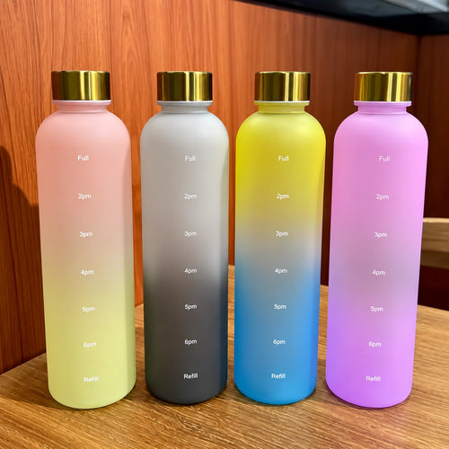 Motivational Time Marker 1L Water Bottle