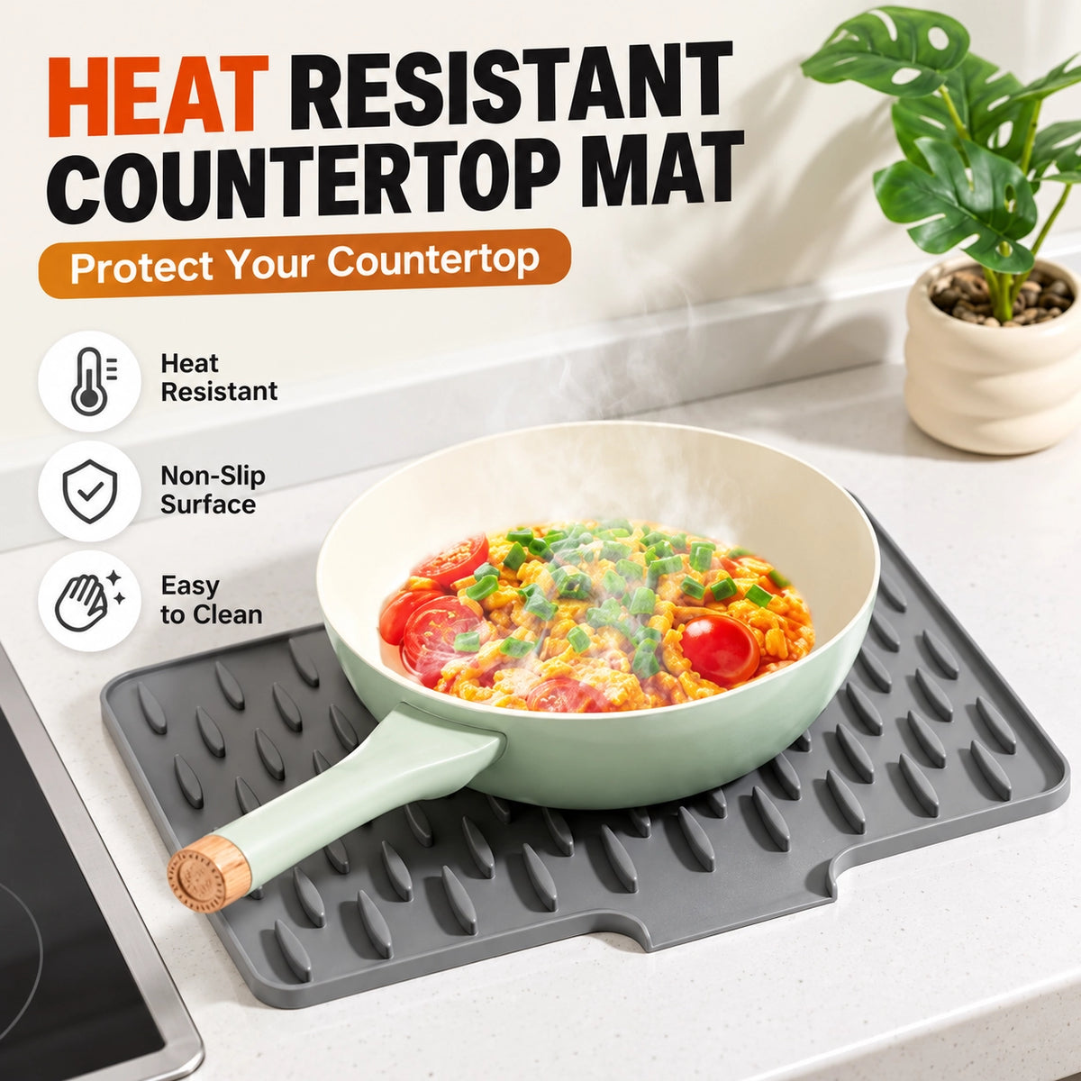 Slope Drain Mat – Multi‑Purpose Silicone Drying Pad