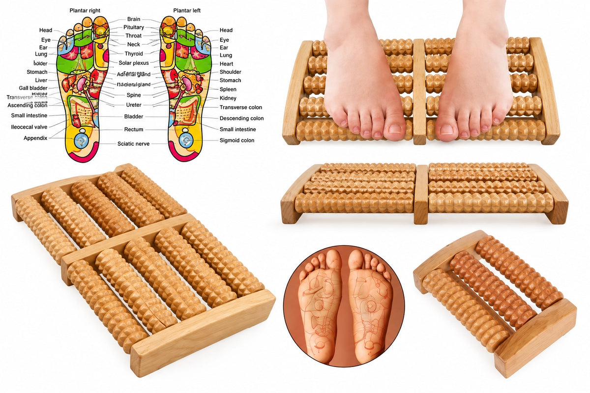 Wooden Foot Massager Roller