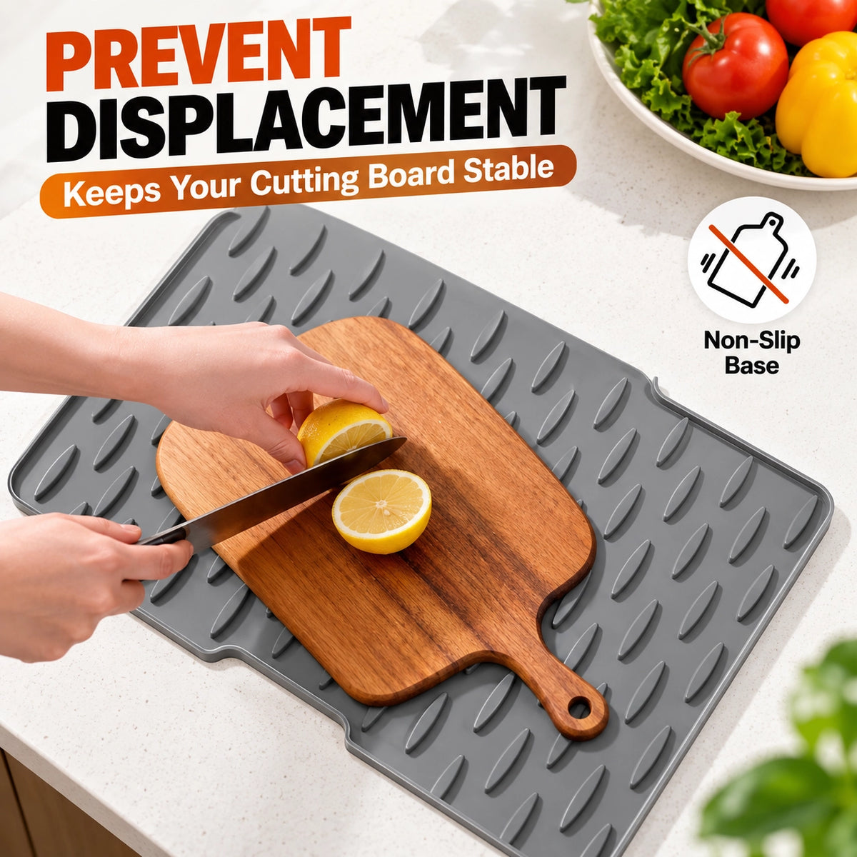 Slope Drain Mat – Multi‑Purpose Silicone Drying Pad