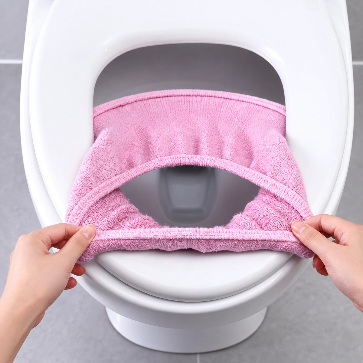Ultra-Soft Warm Toilet Seat Cover Pad