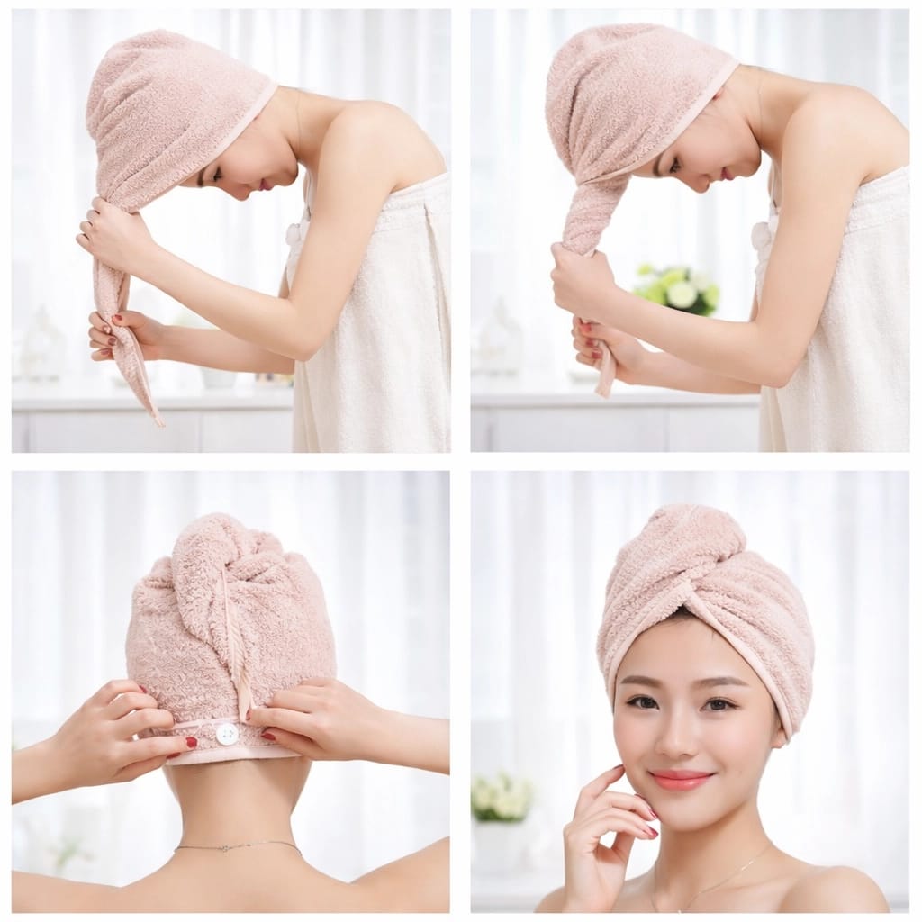 Pack of 3 Magic Hair Towel