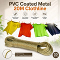 20M PVC Coated Metal Clothesline Rope