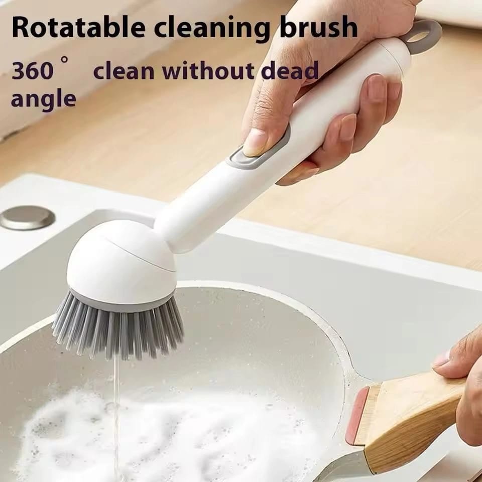 360 Rotating Kitchen Dish Cleaning Brush