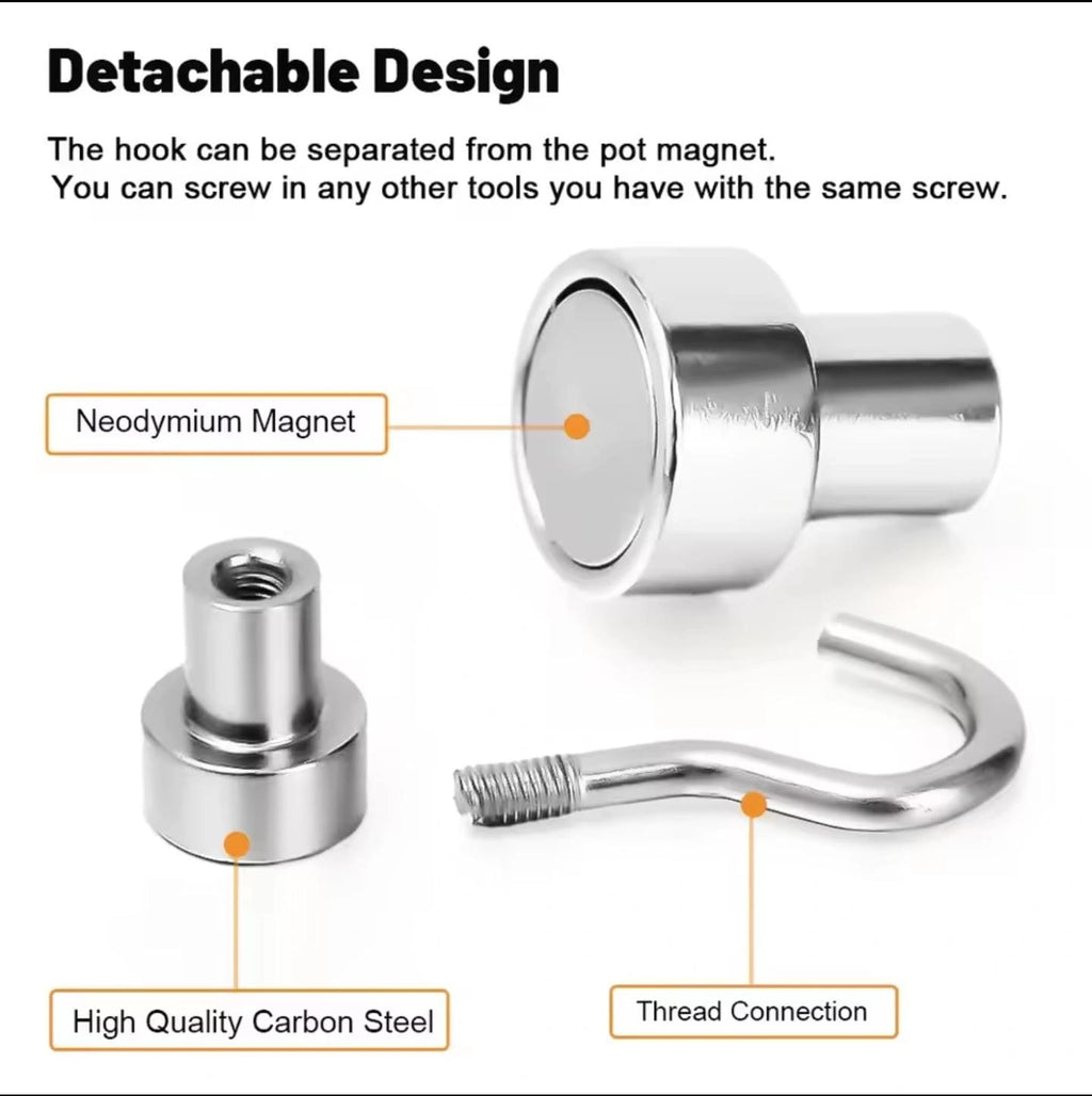 Punch‑Free Magnetic Hook