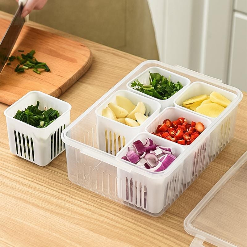6 Grid Fresh Storage Box