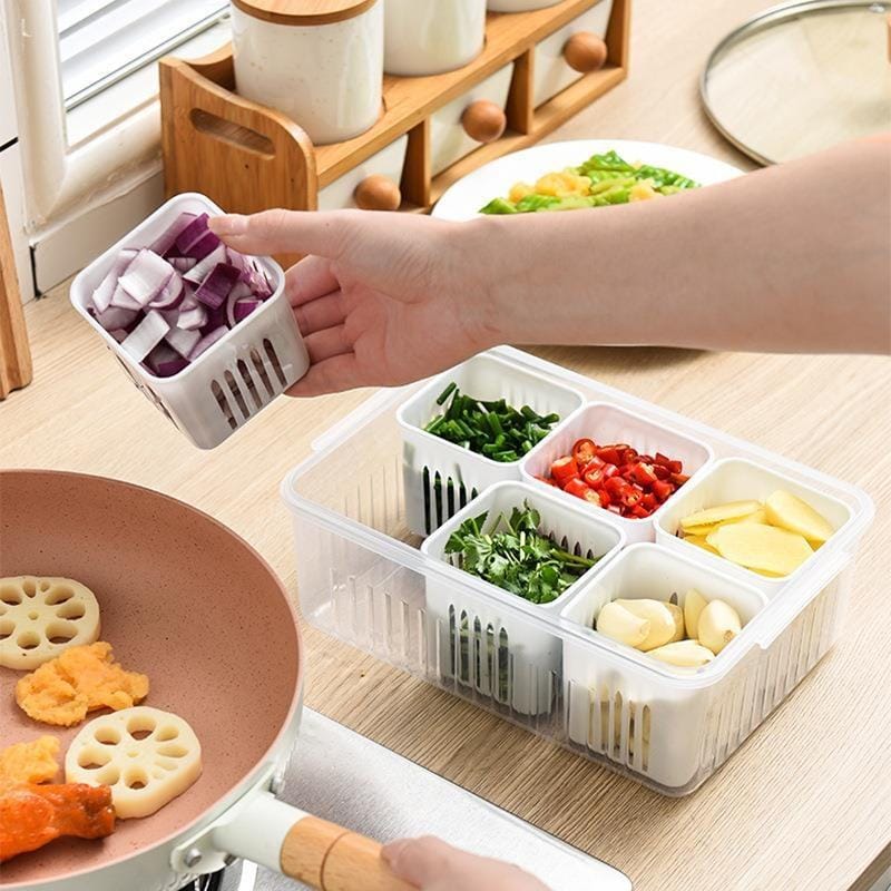6 Grid Fresh Storage Box