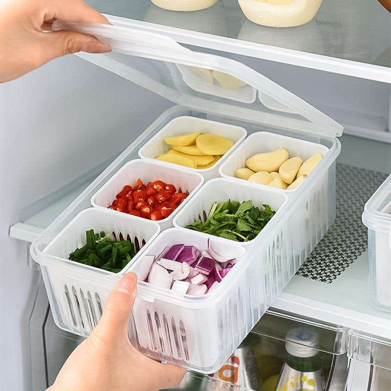 6 Grid Fresh Storage Box