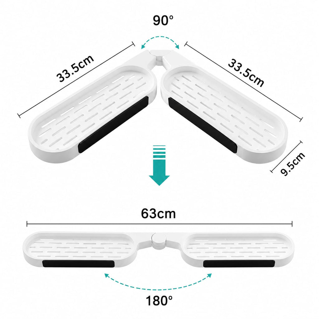 Wall Mounted Rotating Shelf