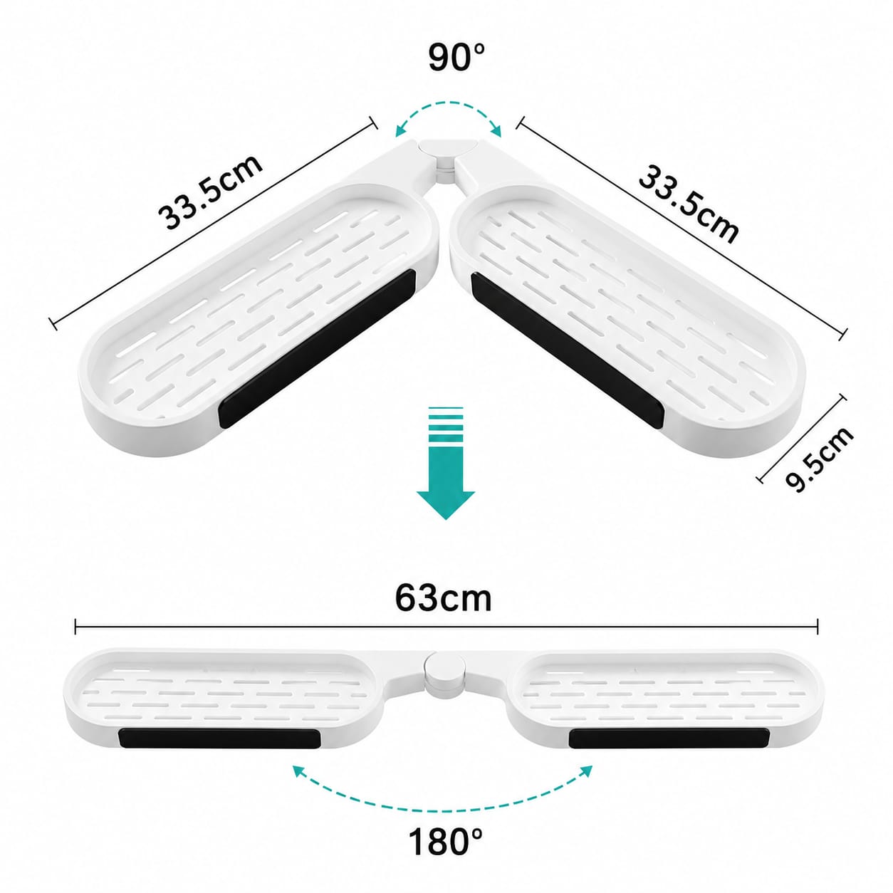 Wall Mounted Rotating Shelf