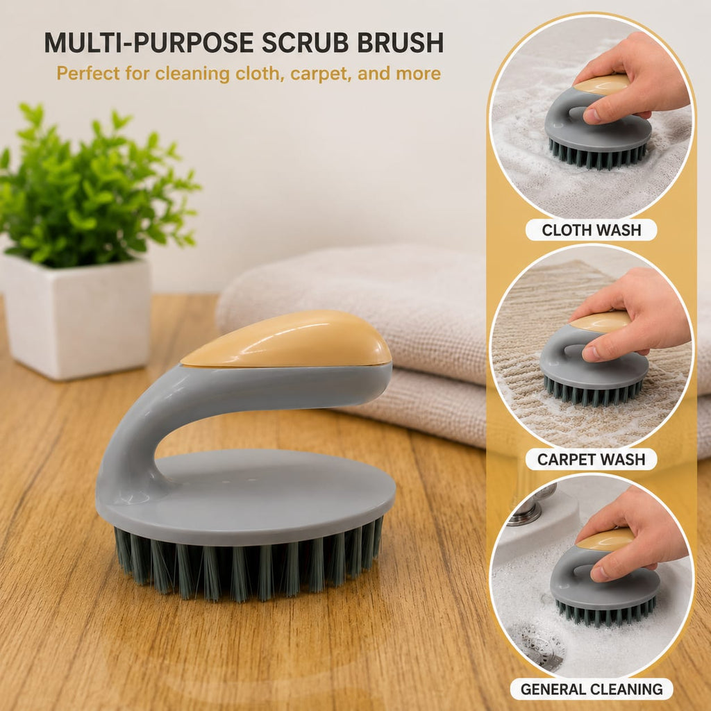Premium Clothes Cleaning Brush with Ergonomic Handle