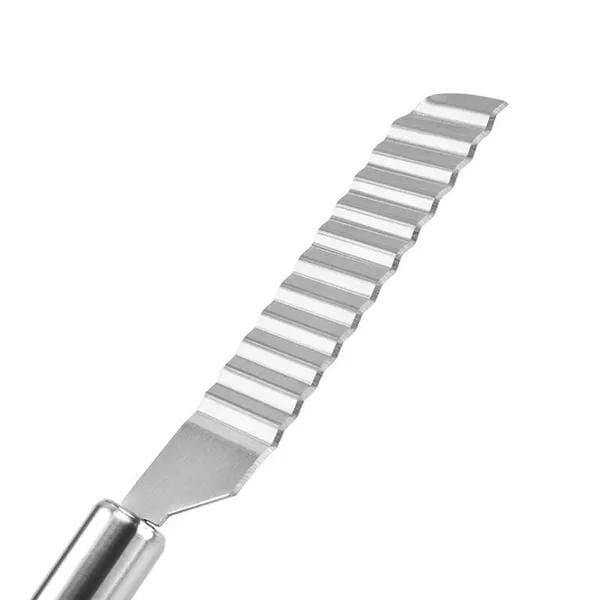 Stainless Steel Crinkle Wave Knife Potato Slicer & Vegetable Cutter