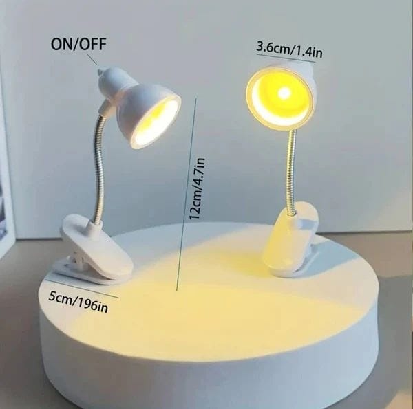 Mini Portable Clip-On LED Book Reading Lamp