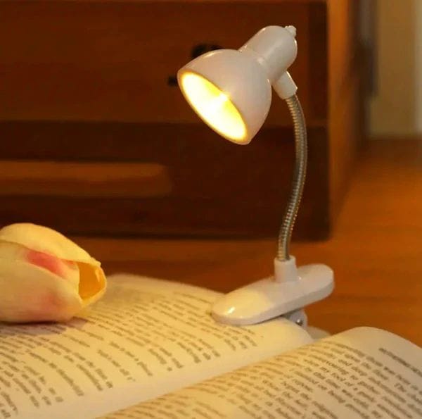 Mini Portable Clip-On LED Book Reading Lamp
