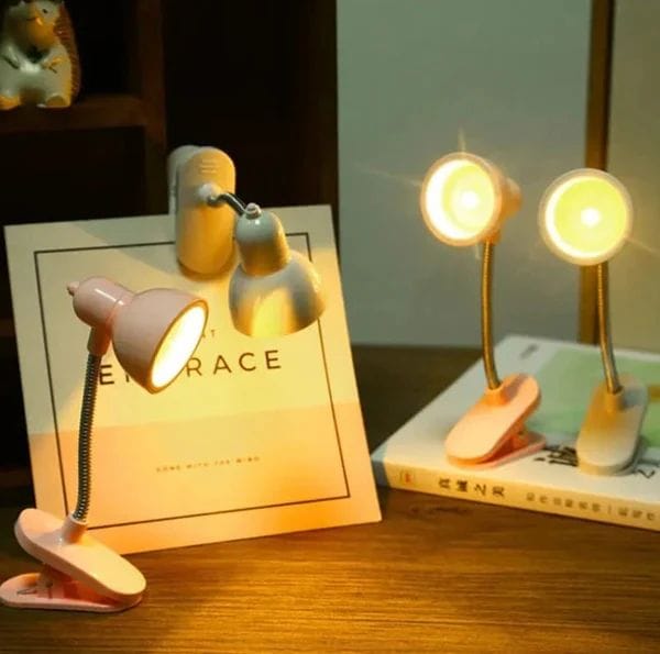 Mini Portable Clip-On LED Book Reading Lamp
