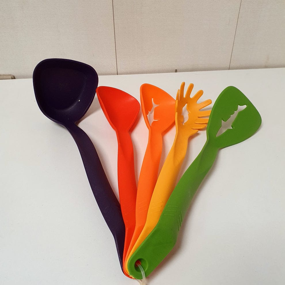 5-Piece Non-Stick Silicone Kitchen Utensil Set
