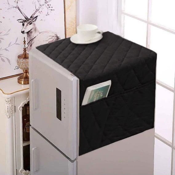 Super Heavy Quality Microfiber Quilted Fridge Top Cover