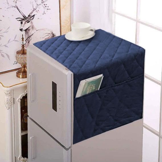 Super Heavy Quality Microfiber Quilted Fridge Top Cover