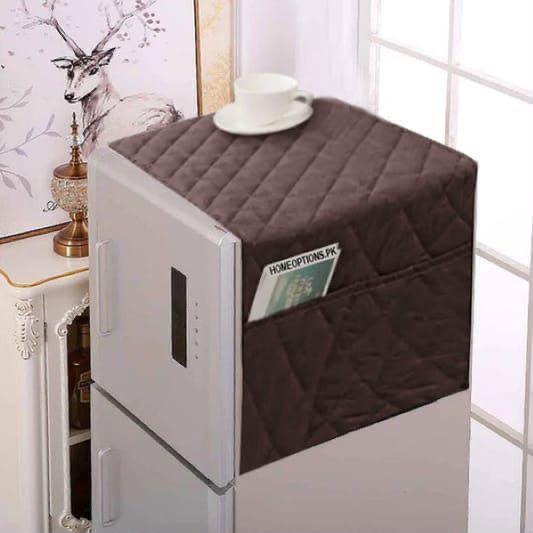 Super Heavy Quality Microfiber Quilted Fridge Top Cover