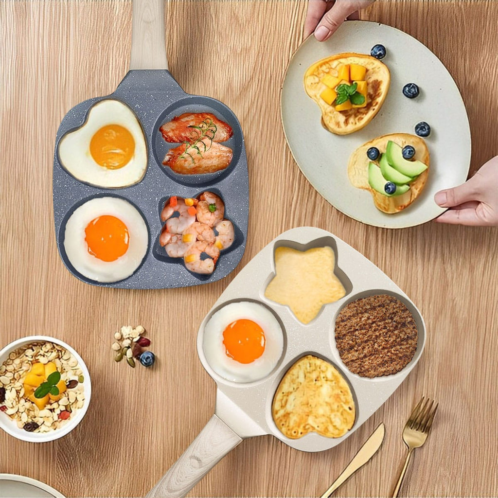 4-Hole Non-Stick Egg Frying Pan