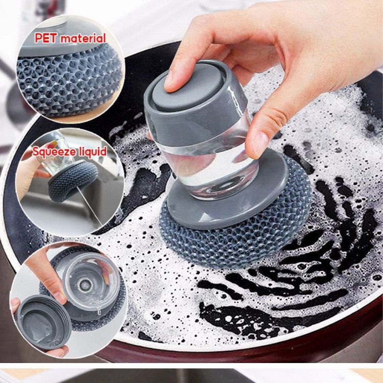 Soap Dispensing Palm Big Brush