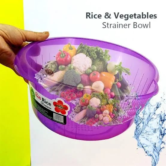 Rio Rice Strainer & Vegetable Washing Bowl