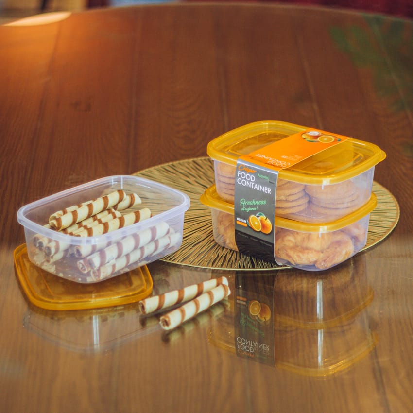 Pack of 3 Appollo Crisper Food Storage Containers