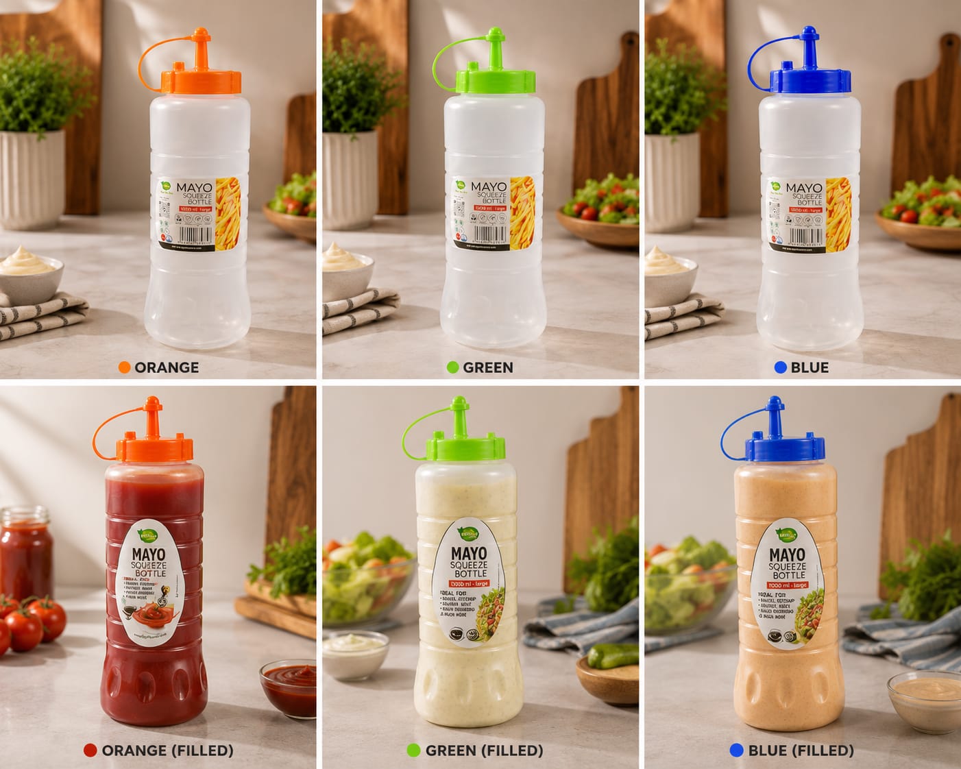 MAYO SQUEEZE BOTTLE (1000ML)