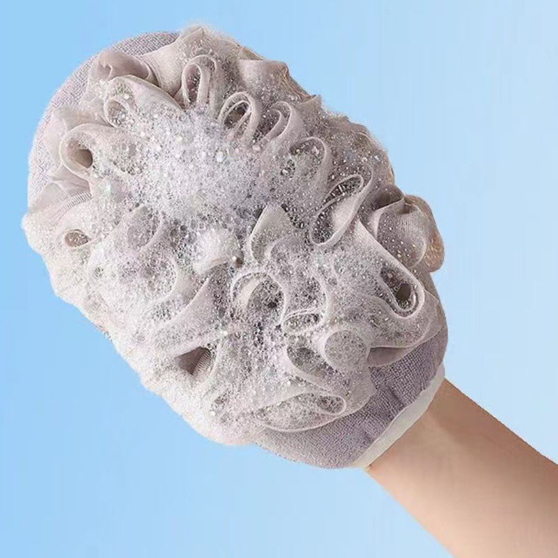 2-in-1 Exfoliating Loofah Shower Glove