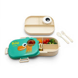 Little Surprise Box 3D Big Eye Dino Double-Decker Bento Lunch Box for Kids