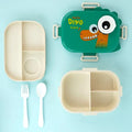 Little Surprise Box 3D Big Eye Dino Double-Decker Bento Lunch Box for Kids