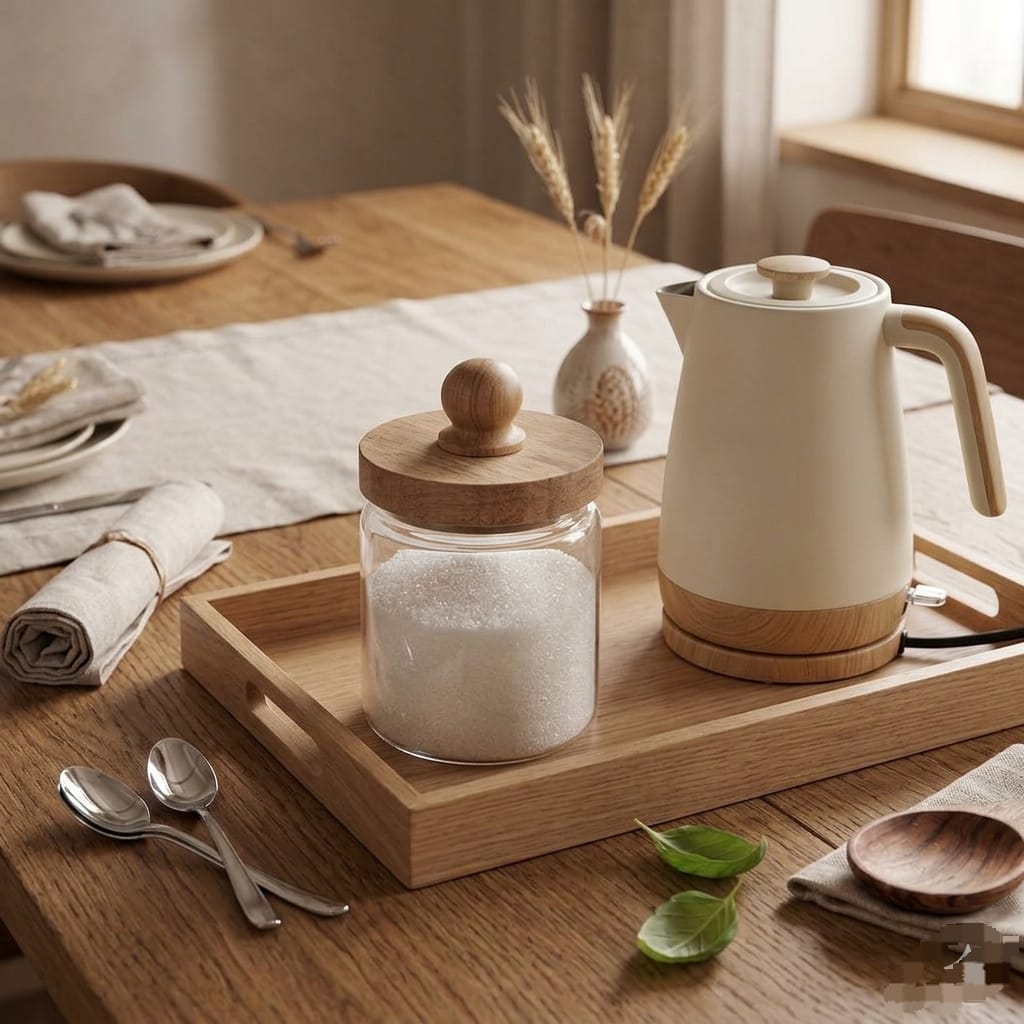 500ml Fine Borosilicate Glass Sugar Pot