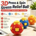 3D Press & Spin Transforming Fidget Ball