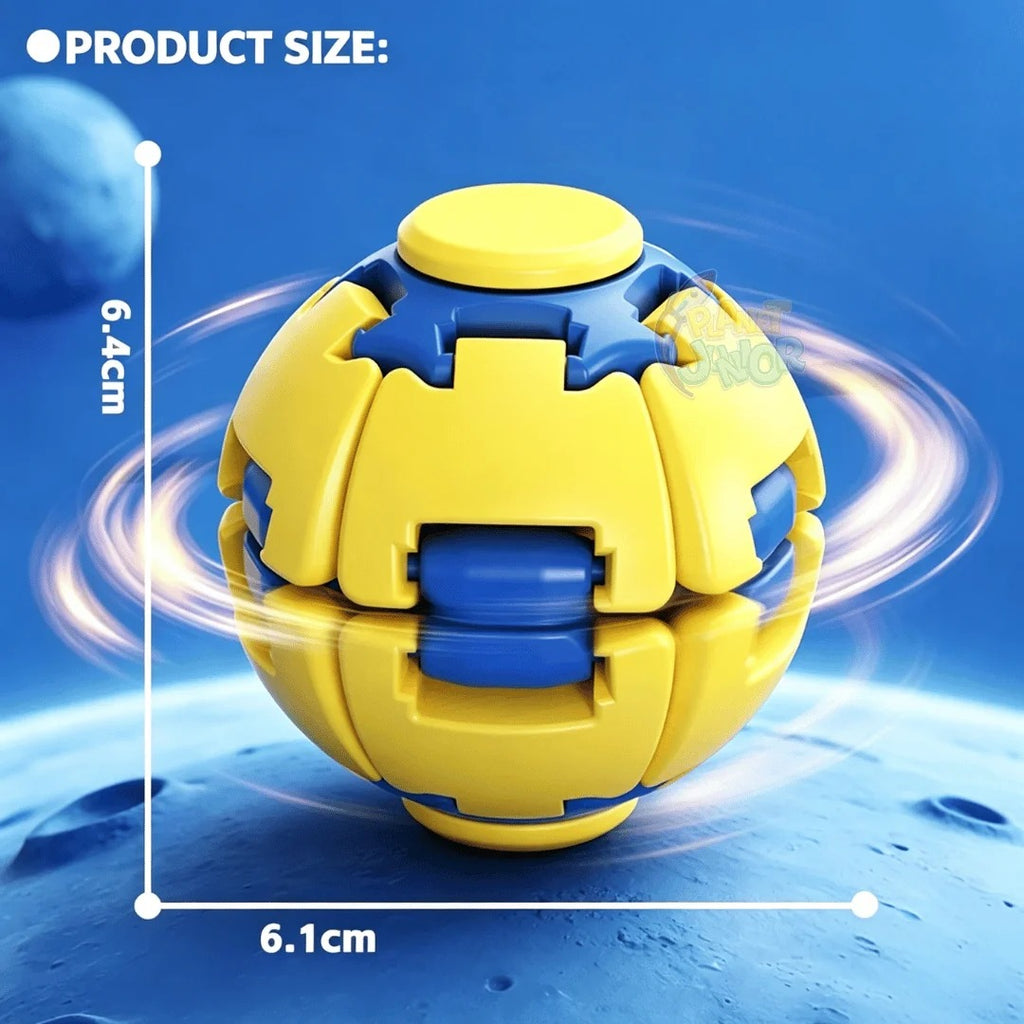 3D Press & Spin Transforming Fidget Ball