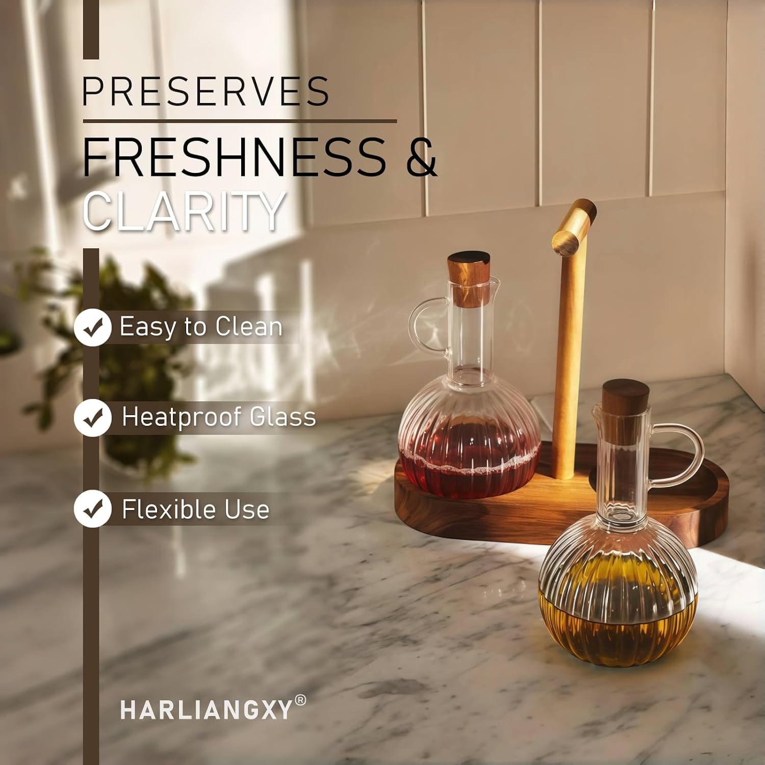 Luxury Vinegar & Oil Bottle Set