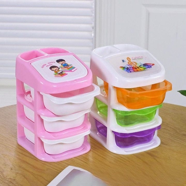 3‑Drawer Desktop Storage Box