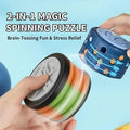 2-in-1 Magic Wheel Cylinder Cube Puzzle Toy
