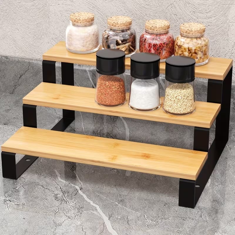 3‑Layer Bamboo Organizer Shelf