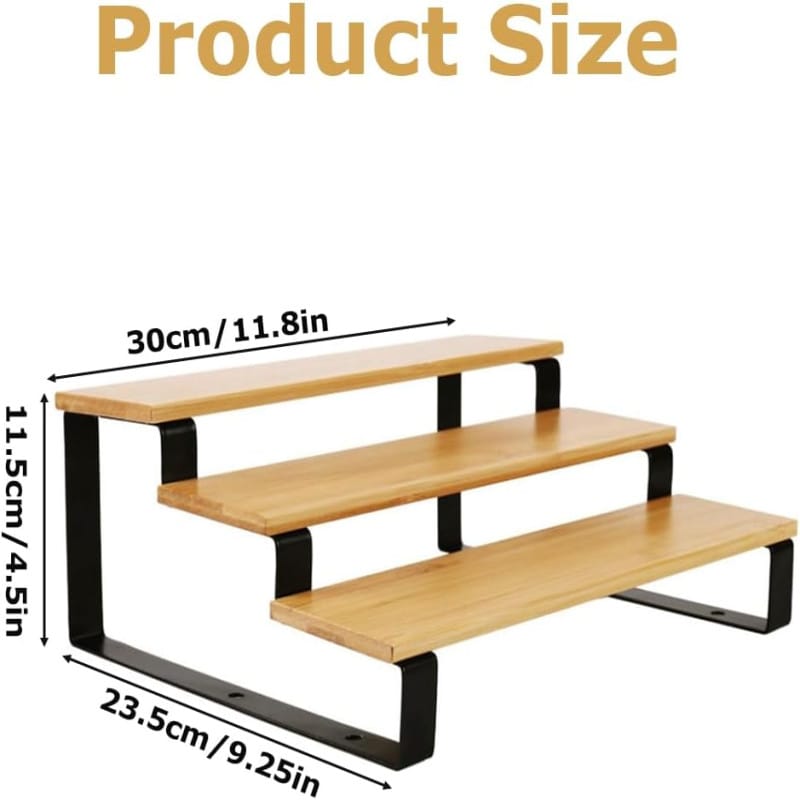 3‑Layer Bamboo Organizer Shelf