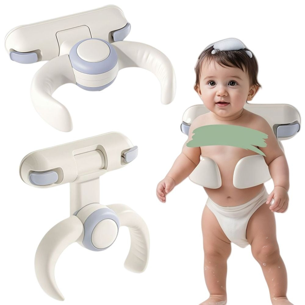 Wall-Mounted Foldable Baby Shower Stand with Suction Cups